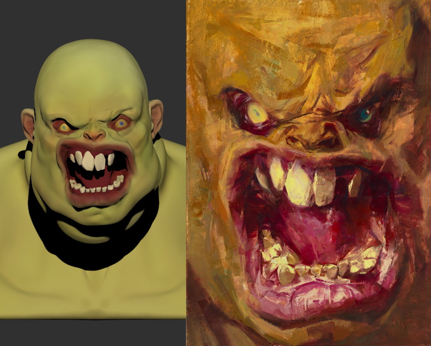 Anton_Dankov's tweet photo. Another art challenge by #SpeedChar. Ref is on the right by nicolasuribeb.
#zbrush #sculpting https://t.co/U0JfV8qOEU