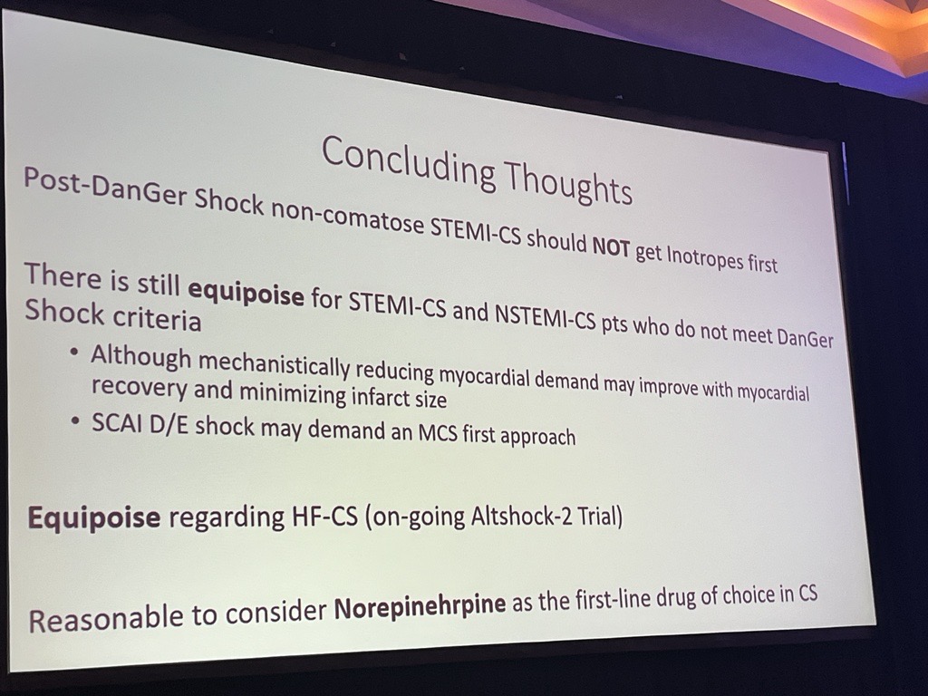 SCAI (@scai) on Twitter photo <a href="/Ajar_Kochar/">Ajar Kochar</a> kicks off the conversation about #CardiogenicShock care post-DanGer Shock with a presentation on harms and benefits of inotropes. #SCAISHOCK
<a href="/davebaran/">David Baran</a> <a href="/SandeepNathanMD/">Sandeep Nathan, MD, MSc</a> <a href="/SophiaAirhartMD/">Sophia Airhart MD</a> <a href="/AliNsairMD/">Ali Nsair, MD</a> <a href="/Ajar_Kochar/">Ajar Kochar</a> kicks off the conversation about #CardiogenicShock care post-DanGer Shock with a presentation on harms and benefits of inotropes. #SCAISHOCK
<a href="/davebaran/">David Baran</a> <a href="/SandeepNathanMD/">Sandeep Nathan, MD, MSc</a> <a href="/SophiaAirhartMD/">Sophia Airhart MD</a> <a href="/AliNsairMD/">Ali Nsair, MD</a>