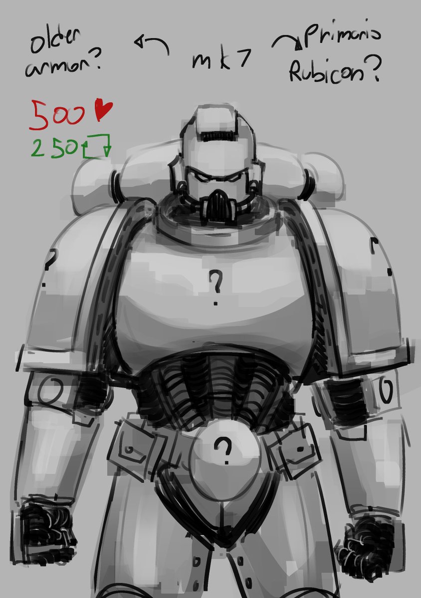 NesterMister's tweet photo. Fellas i kinda wanted to try. but my chefs in training lets cook a community made space marine.

First lets see what we can do. https://t.co/71PHmobY6o