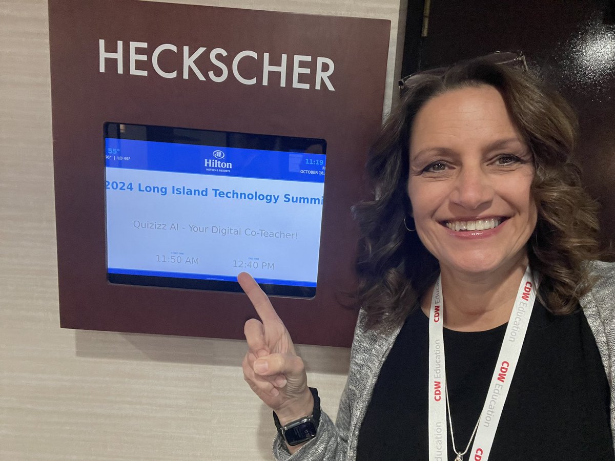 ManningTechTalk's tweet photo. Thank you to everyone who attending my session Quizizz AI: Your Digital CoTeacher today! I hope you learned all the amazing ways @quizizz can support teachers and students!
#LITESTechSummit https://t.co/b8LQ9GQJpW