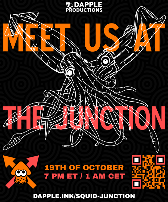 Squid Junction 78

Saturday
7 PM ET

Here's what we offer: 
✓ DE
✓ Badge Prize
✓ Competitive Mappool

We hope to see you there!

Registration: sendou.ink/to/577
Discord: discord.gg/HaND4YGTFf