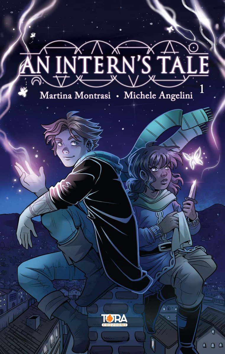 bg3_95's tweet photo. It has nothing to do with BG3, but in recent months I haven't been able to do much fanart because... I was working on this! The first volume of An Intern's Tale will be release in Italian at Lucca Comics and Games, published by @EdizioniTora! I'm super excited 🥺💜 https://t.co/xLPbkpHwMa