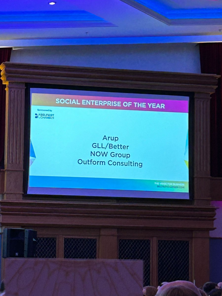 GarethKirk1's tweet photo. Big thanks to the @BelfastChamber team for hosting a cracking awards evening and big congratulations to our @Better_NI @GLL_UK teams in collecting social enterprise of the year with our partner valued @belfastcc #BCBA24 https://t.co/VT07d85WBy