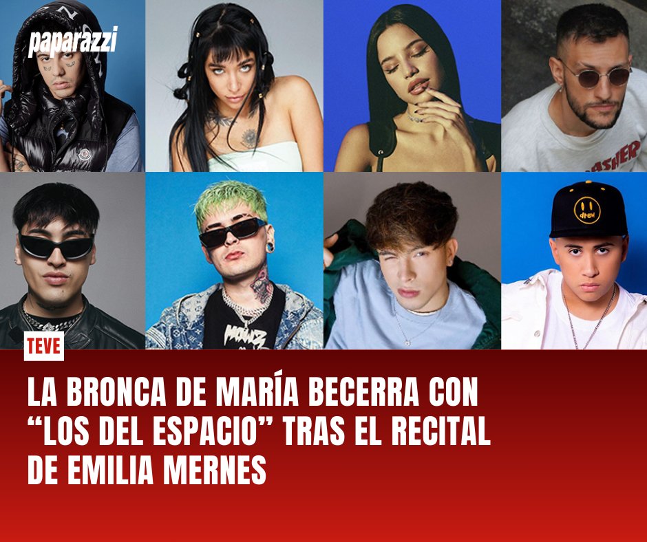 PaparazziRevis's tweet photo. 😡ENOJADÍSIMA: Terminó de estallar el escándalo entre la nena de argentina y sus ex amigos.
Descubrí el motivo en https://t.co/VovdfwUoXF
#mariabecerra #enojo #losdelespacio #emiliamernes https://t.co/wj7MQ3OTtG