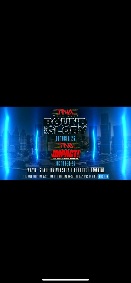BigTankBazz's tweet photo. @ThisIsTNA I can’t wait for this event got my tickets ready I’m so excited! @Walking_Weapon @NicTNemeth @joehendry @milanmiracle https://t.co/ouI5Btnjkf