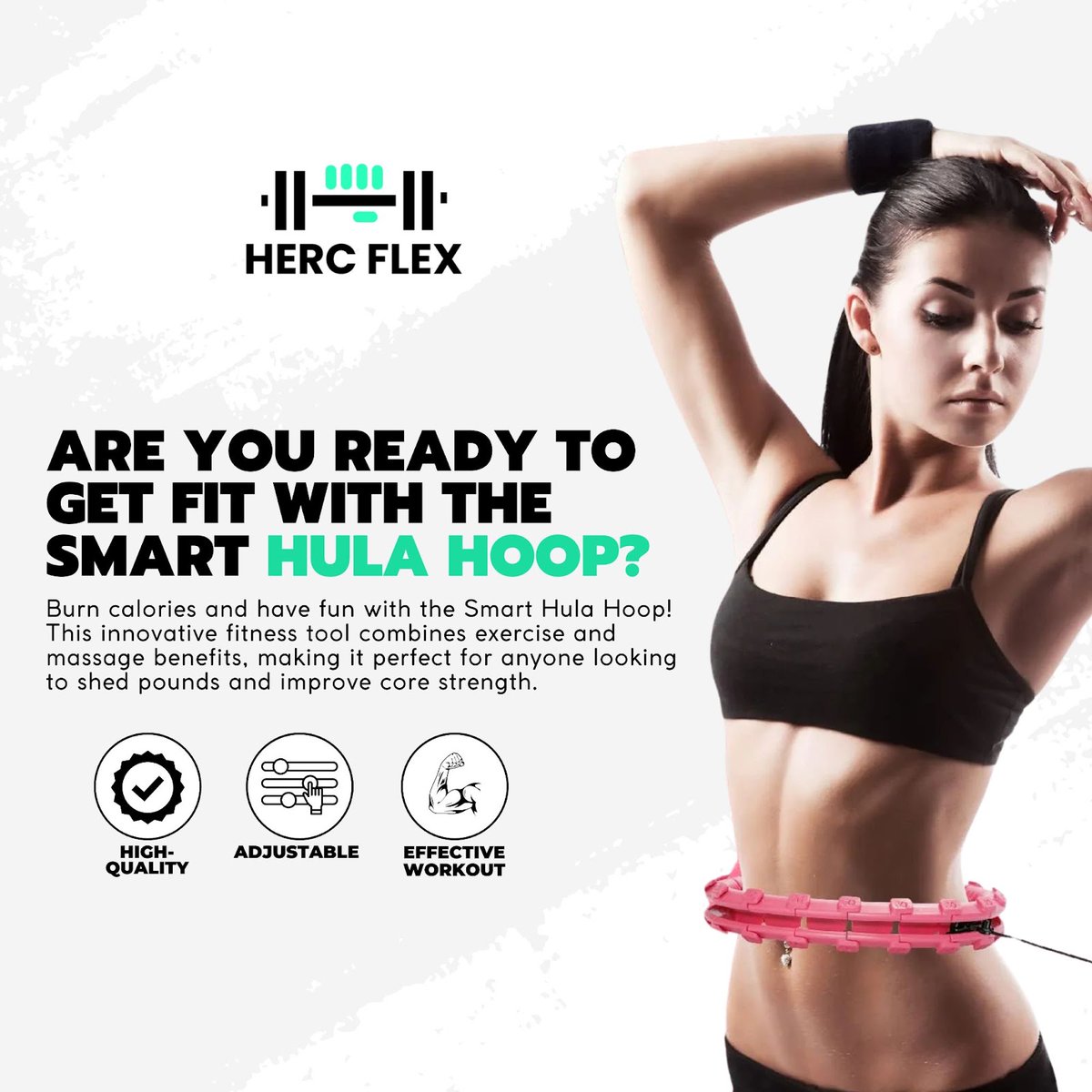 hercflexelitefi's tweet image. Burn calories and have fun with the Smart Hula Hoop! 🔥 This innovative fitness tool combines exercise and massage benefits, making it perfect for anyone looking to shed pounds and improve core strength. With adjustable weights and multiple colors.
.
#SmartHulaHoop #FitnessFun