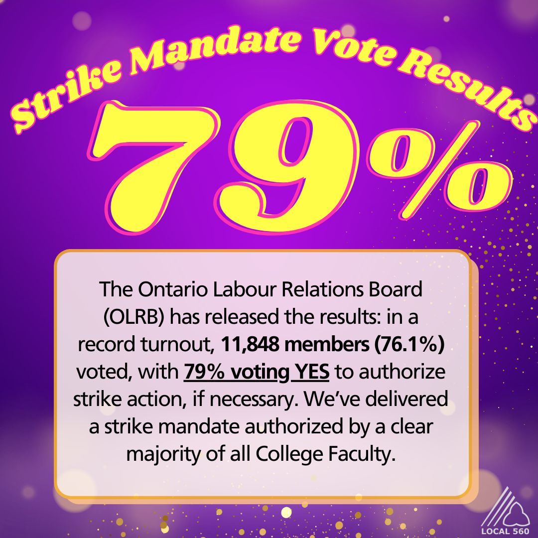 OPSEU Local 560 tweet media