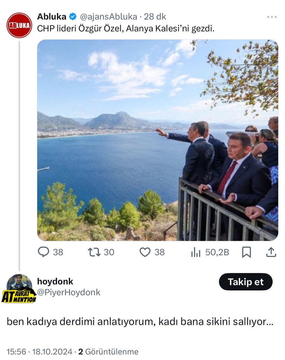 Mahalle yanarken biri saçını tararmış.