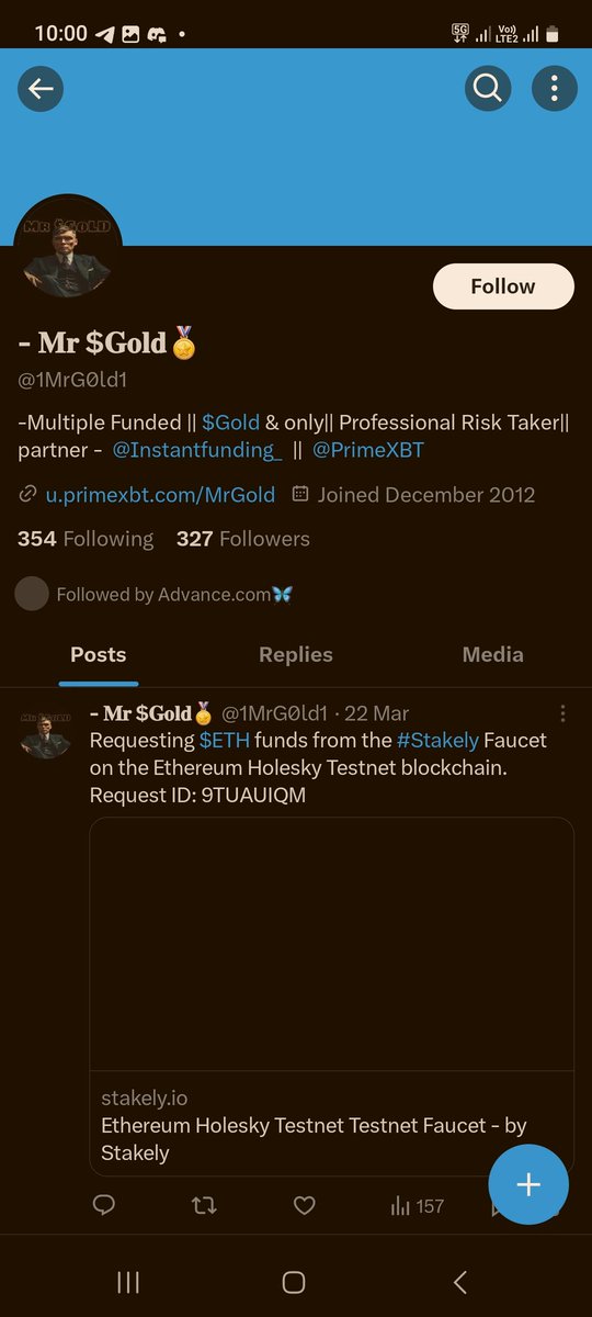 1MrGold1's tweet photo. -This account isn't mine, it's a scammer.
@1MrG0ld1 https://t.co/l4kwySnawG