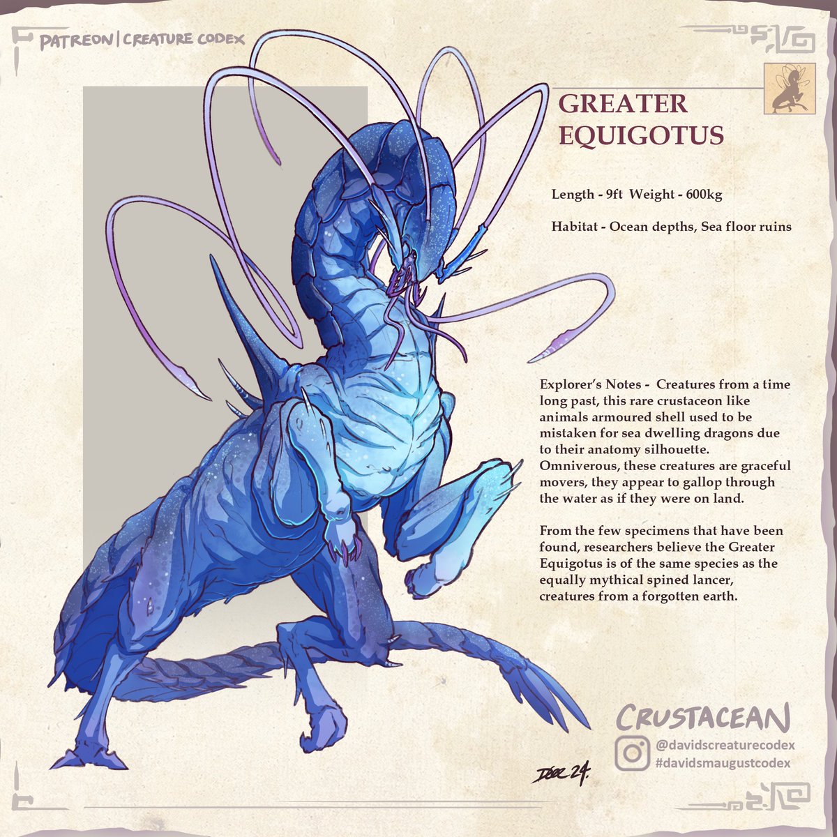 Smaugust Prompt Crustacean #smaugust #smaugust2024 #creaturedesign #dragondesign #conceptart #creatureart #dragonart #dndmonsters