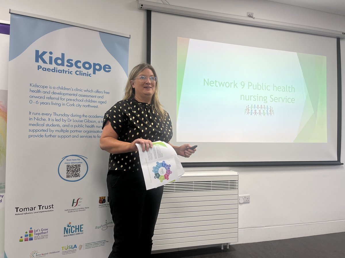 Mariodonovan08's tweet photo. #DOHN @na3murphy highlighting the importance of investing in the first three years of a child’s life to improve health & wellbeing in the future. PHNs are key to supporting infants & their families @IMHIreland @letsgro_2gether @BridAOSullivan https://t.co/PFa3kextUR