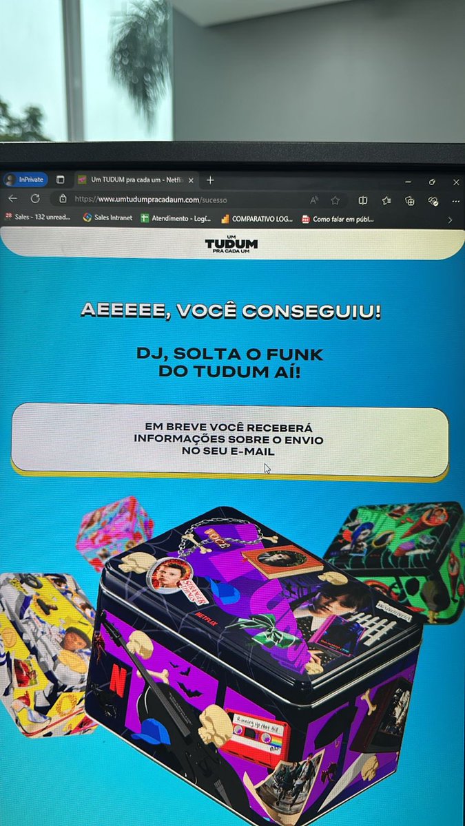 Tewzinha's tweet photo. EU CONSEGUIIIII #TUDUMNaLata https://t.co/xthQZEsmX7