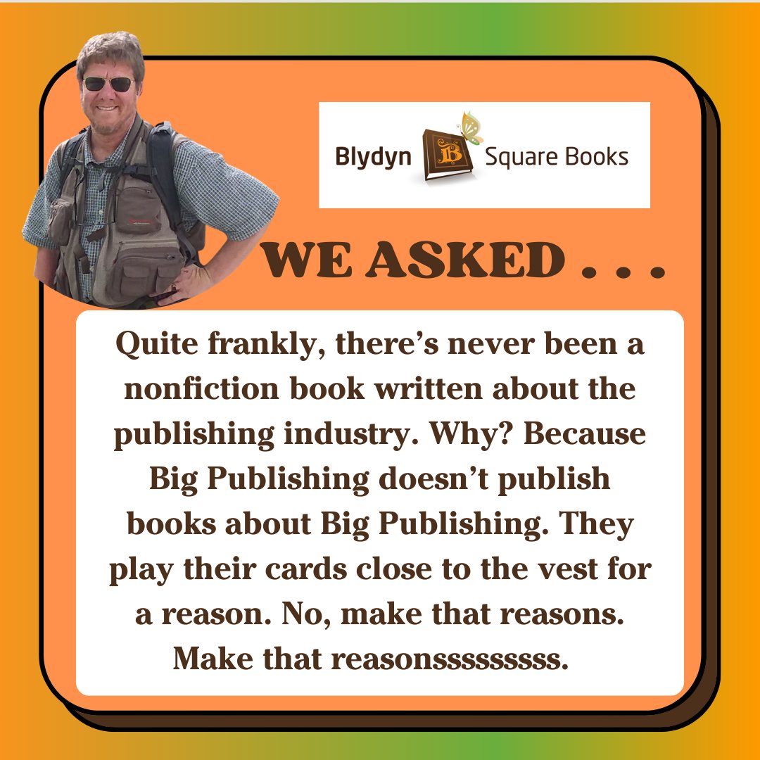 BlydynSquare's tweet photo. This week, we asked author Prioleau Alexander why is his book different from other books in the same category.
https://t.co/42ICyO3aVv
#BookRecommendation #WritingCommunity #ReadingCommunity #BookReviews #SubmissionProcess #GettingPublished https://t.co/hmUeE7sNzj