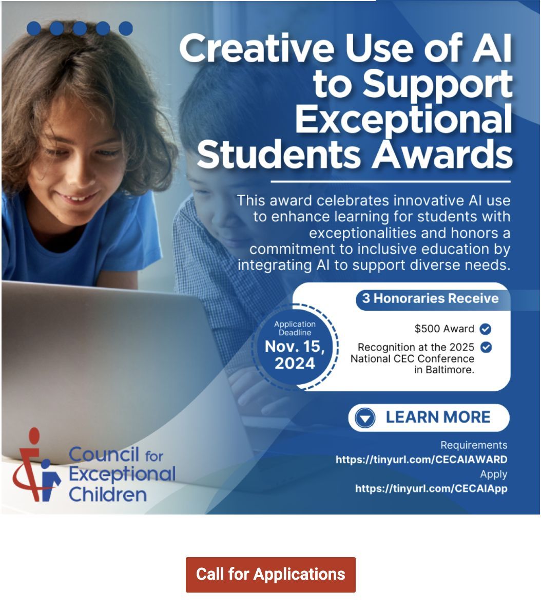 Are you a K-12 educator using artificial intelligence to enhance instruction for students with exceptionalities/promote inclusive education for all learners? Check out this opportunity that's part of a grant led by <a href="/UMaine/">University of Maine</a> Associate Professor of Special Education Sarah Howorth: