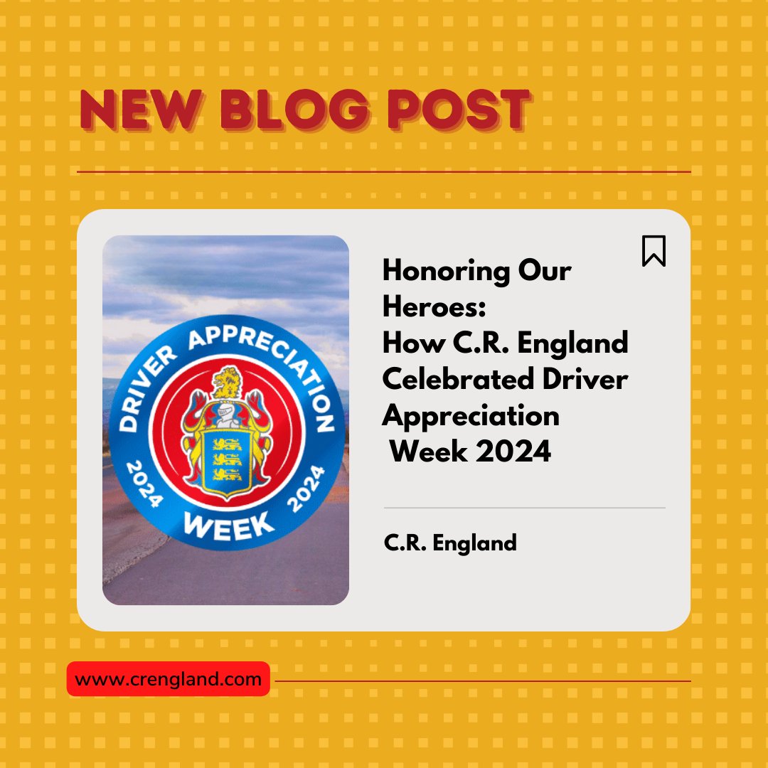 CREngland's tweet photo. Visit https://t.co/9hxNr4iJrd to read!💯🤝

#CRE #CREngland #Blogpost #Trucking #DriverAppreciationWeek https://t.co/5qI73oGimg