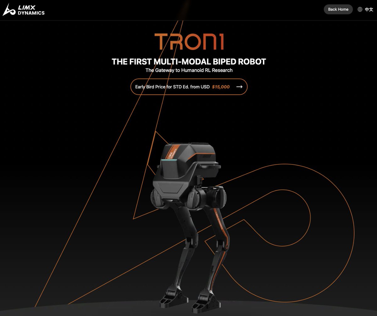 d0tslash's tweet image. Someone buy me this please!? limxdynamics.com/en/tron1