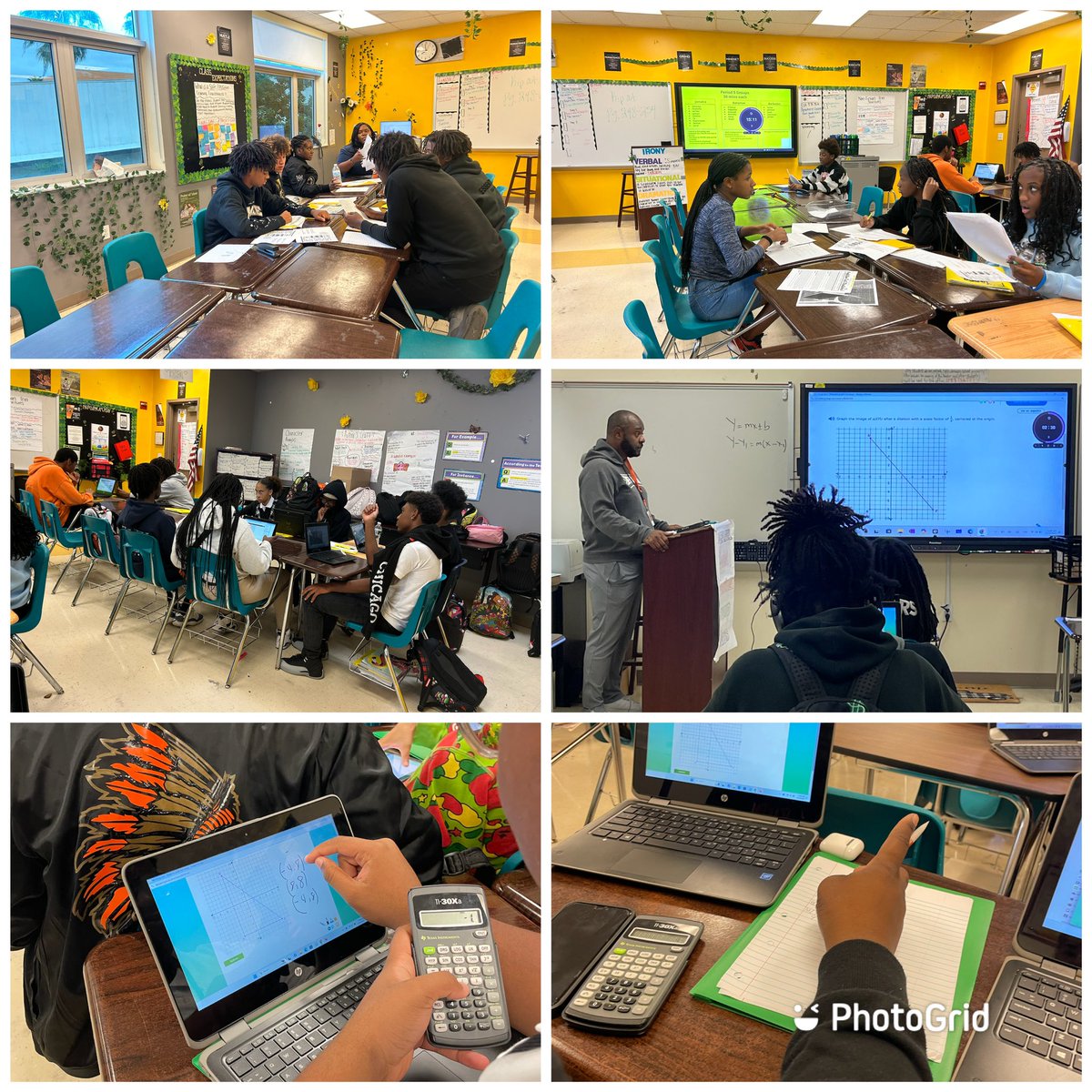So proud of the learning happening at the Tribe <a href="/CarolCitySr1/">Miami Carol City Sr</a>!!! #proudAP #ELA #Geometry #learningisavibeatthetribe
