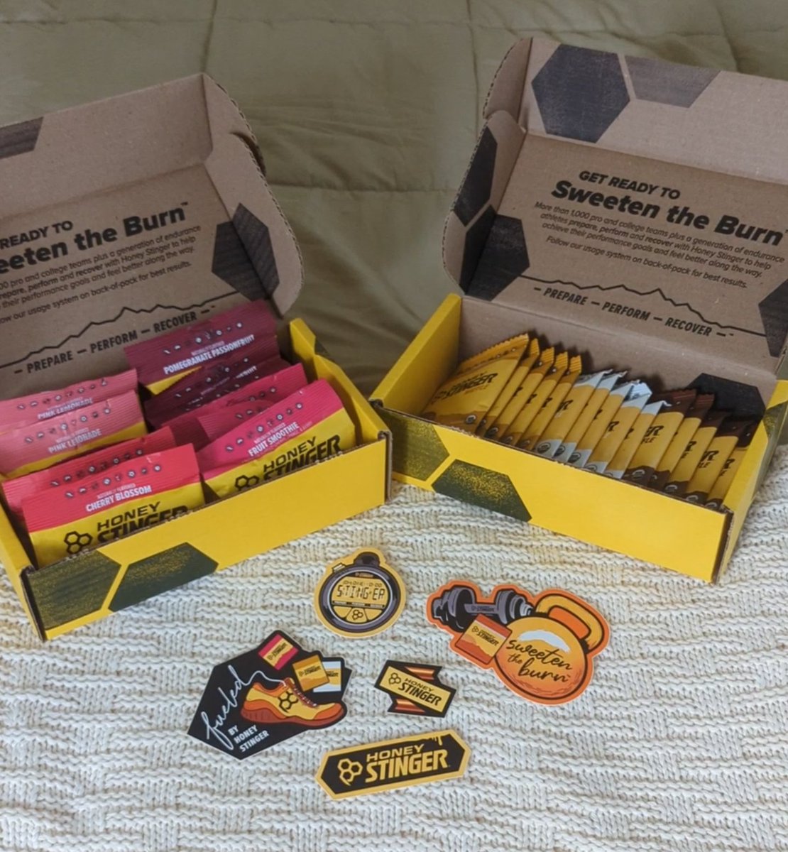 The best of <a href="/HoneyStinger/">Honey Stinger</a> 🥰 #HoneyStingerAmbassador #PurchaseHoneyStinger
You can purchase your own Honey Stinger waffles, chews, stickers, and more at this link! honeystinger.rfrl.co/jgj7z