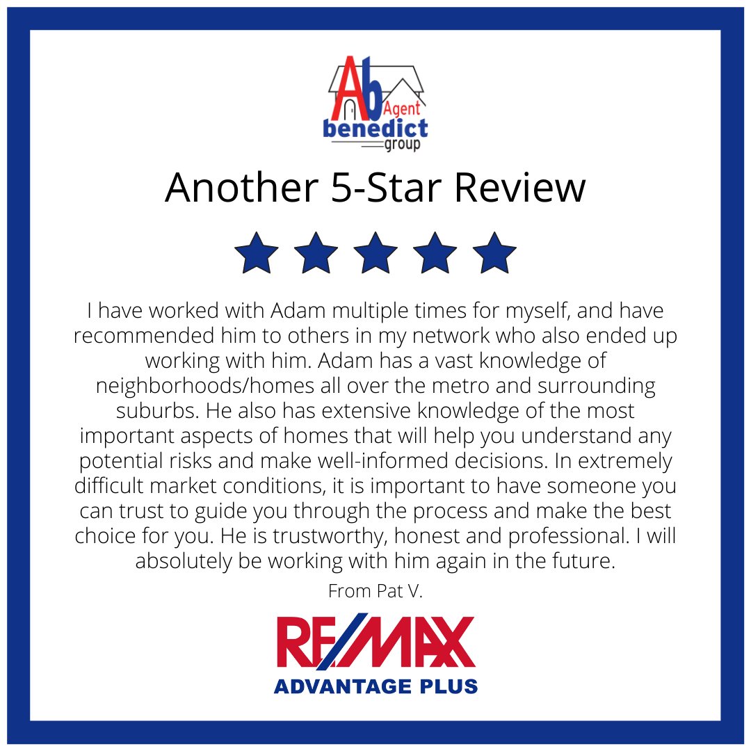 AgentBenedict's tweet photo. We are so happy to help our clients in their home buying and selling journey! Their positive recommendations and referrals mean the world to us! https://t.co/F0L9rCMnS0