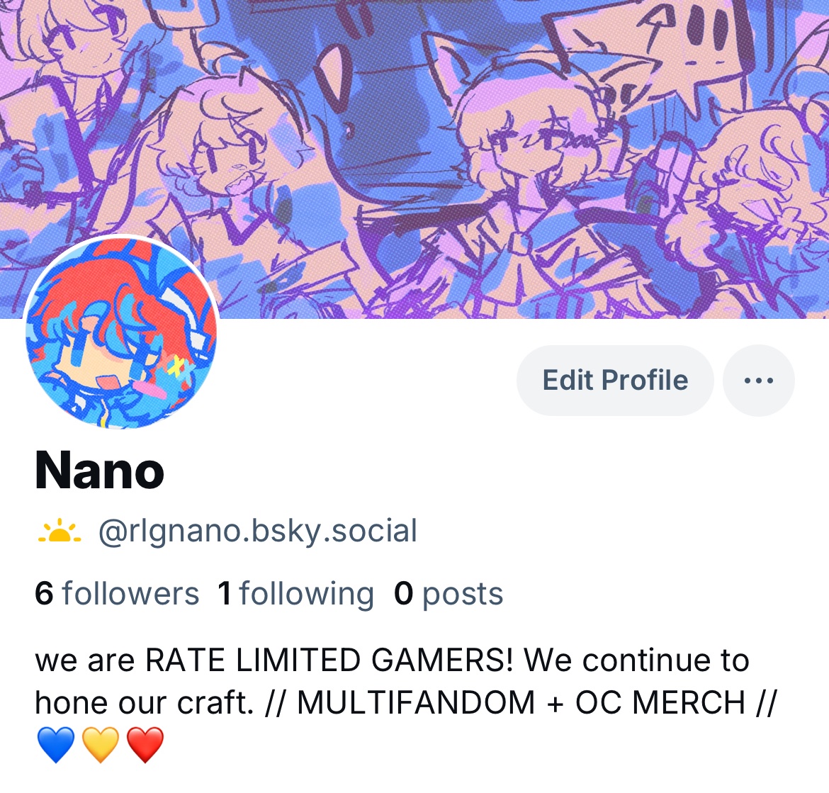 i made a bluesky account just incase everything goes wrong !! ^_−☆