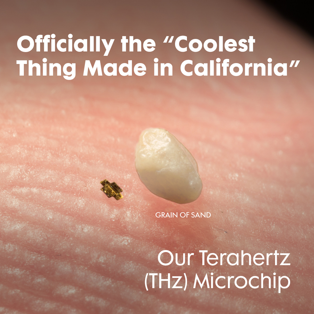 NGCNews's tweet image. We won! The Northrop Grumman Microelectronics Center (NGMC) terahertz chip has been awarded by the @CMTA as the ‘Coolest Thing Made in CA!’ Due to our microelectronics leadership, California is home to the fastest microchip in the world, and it’s smaller than a grain of sand!…