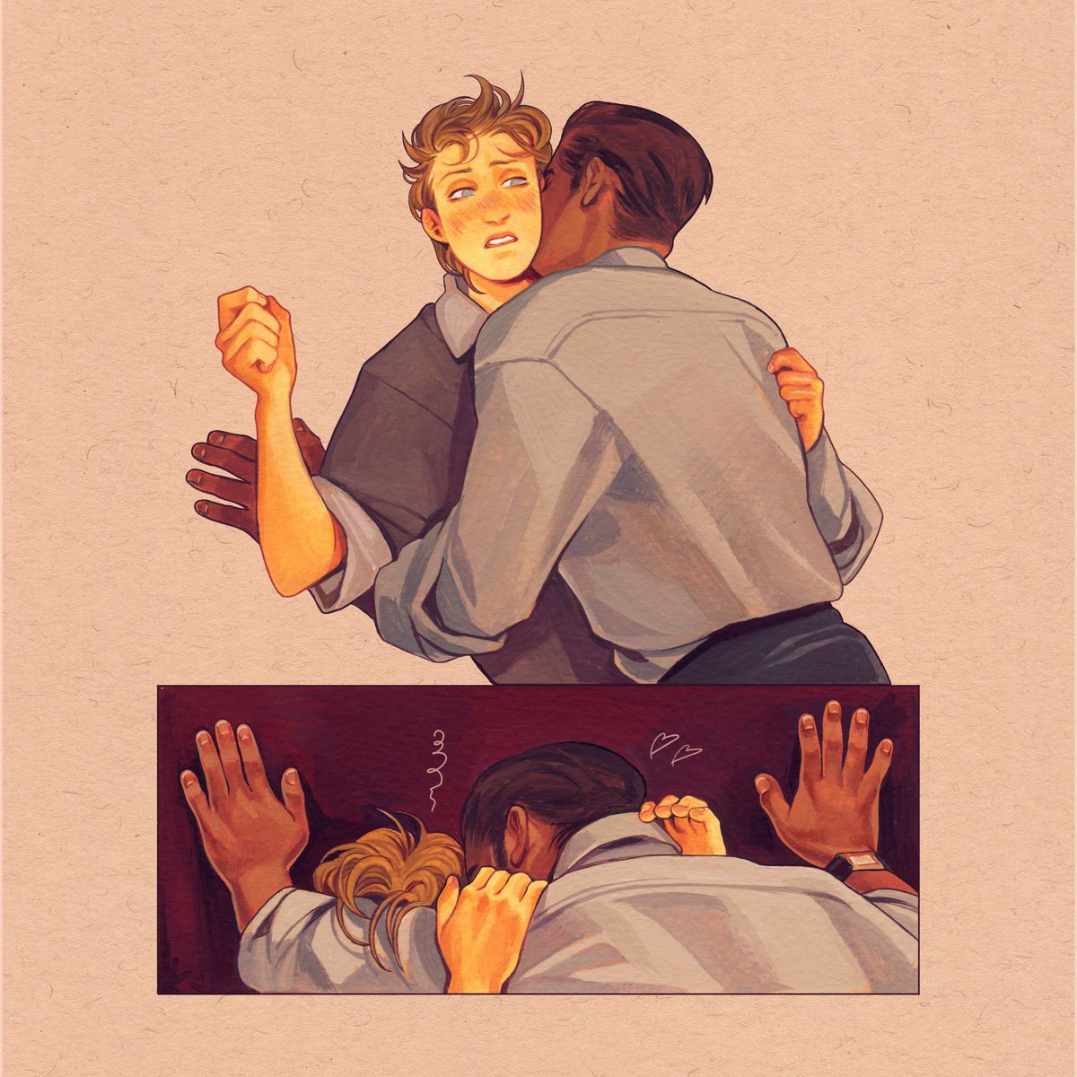 DoveGraveyard's tweet photo. Drawtober day 18 // Whispering obscenities https://t.co/nDSScA5vmP