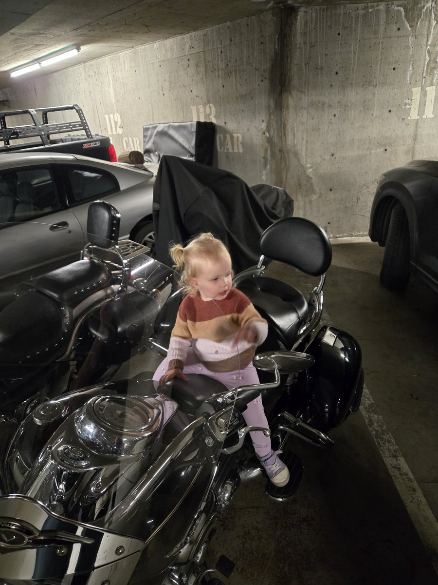 Is it bad that I already know I'll remember the day my granddaughter learned to say the word, "motorcycle"? Coming in the week she decided her nickname for me was #GrampaBoom?