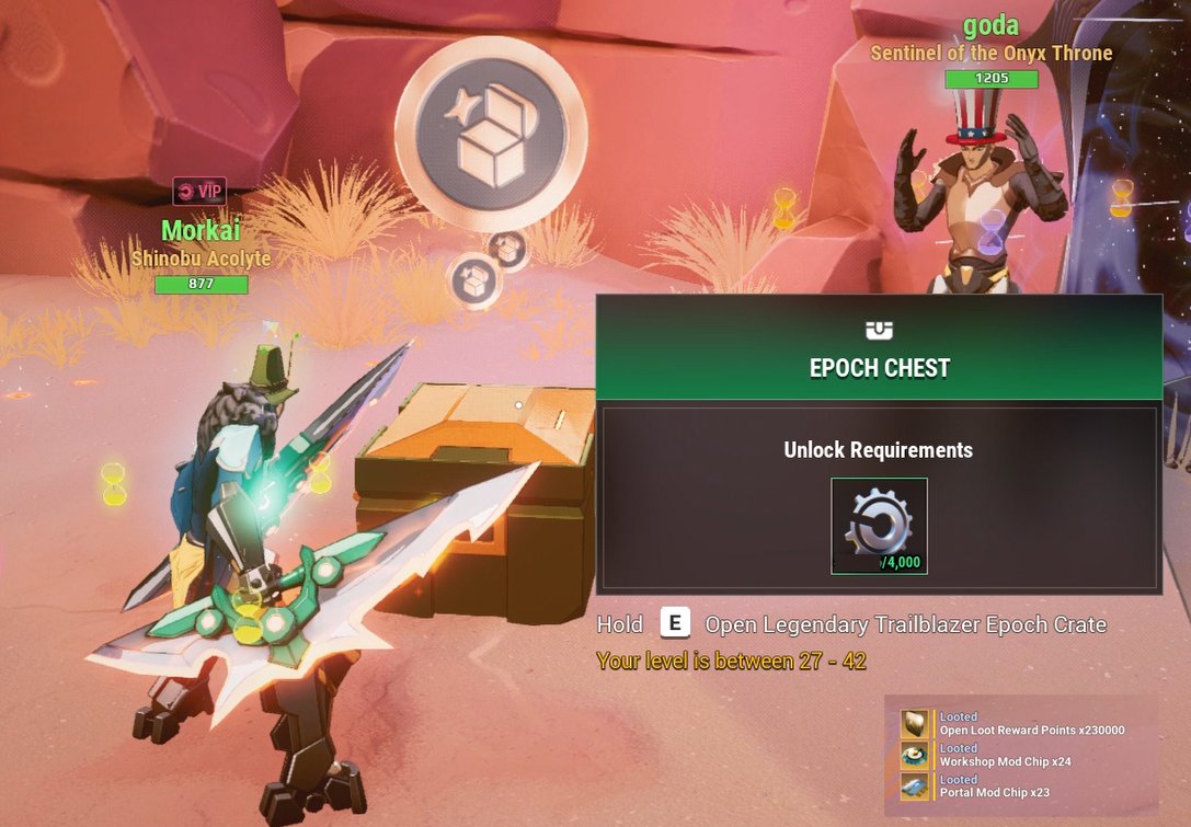 _Morkai's tweet photo. Well this should excite a few people! @OpenLoot Just realeased the new OLRP Vault Breaker Airdrop! Now is the time to join the #OPENLOOT train with @playbigtime