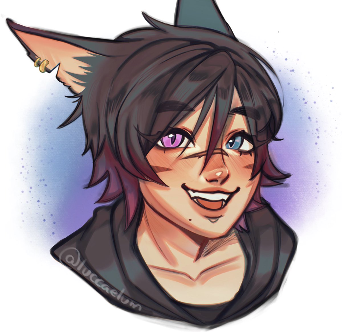 I had so much fun drawing my 🐱 girl!