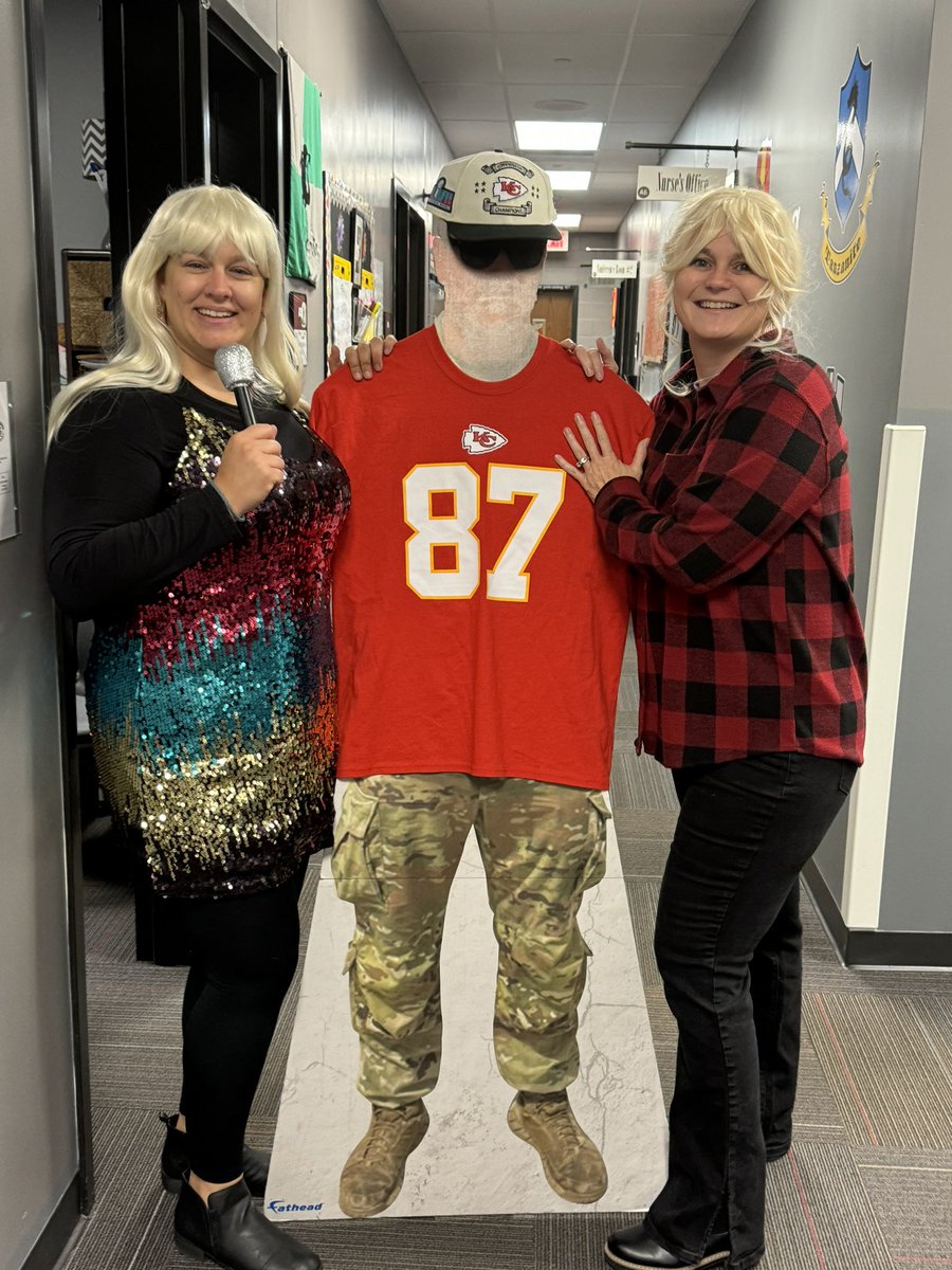 In our Office Era!!! We found lots of Taylors  to join us!! #scesoars