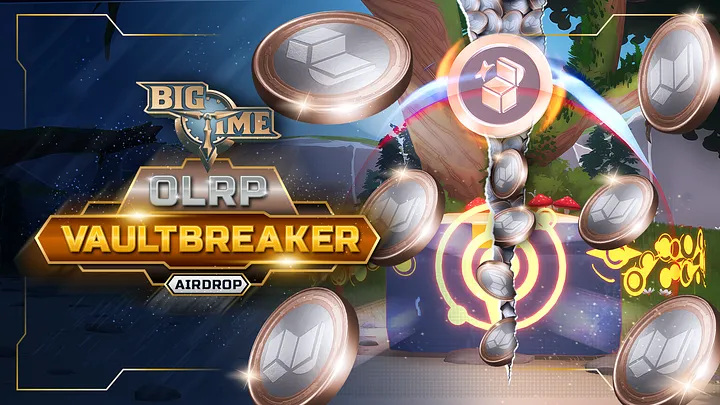 Well this should excite a few people! <a href="/OpenLoot/">Open Loot</a> Just realeased the new OLRP Vault Breaker Airdrop! Now is the time to join the #OPENLOOT train with <a href="/playbigtime/">Big Time</a>