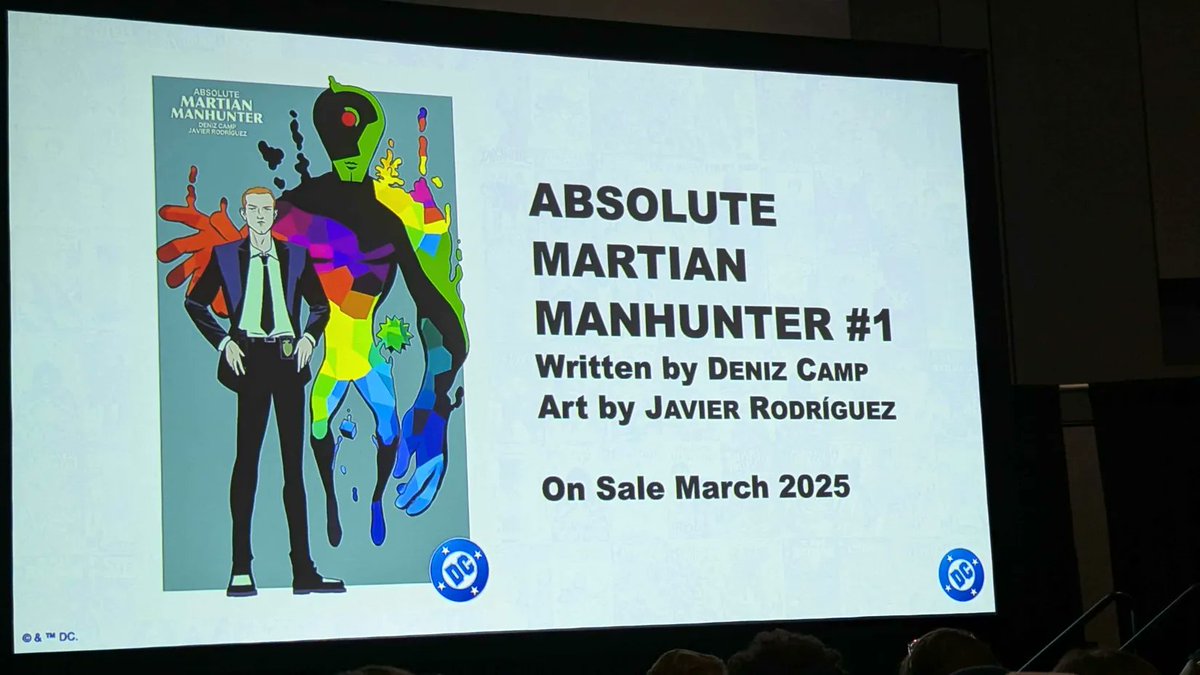 AIPTcomics's tweet photo. Just announced, Absolute Martian Manhunter! 
#DCComics #NYCC @thedcnation #NYCC24 #comicbooks #comics #Absolute @DenizCamp https://t.co/jzRbZCJYFv