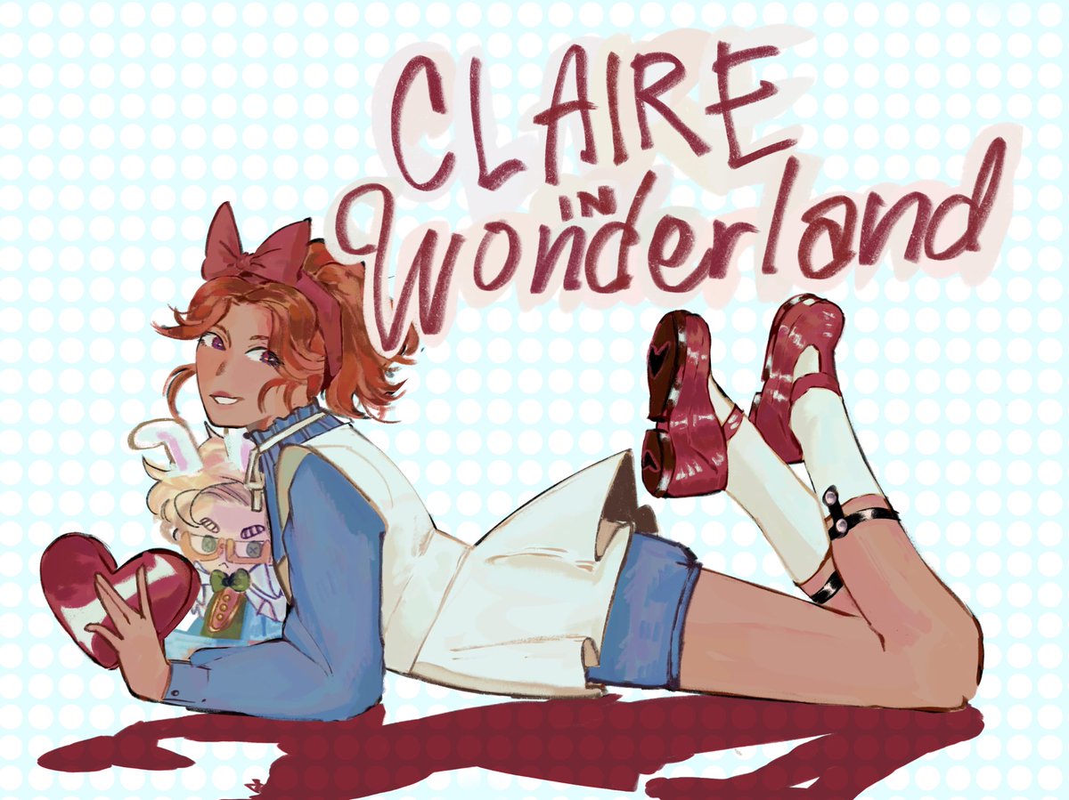 rare post from me but desmond and claire fanart !! been loving the story so far so here’s something to celebrate halloween ^__^