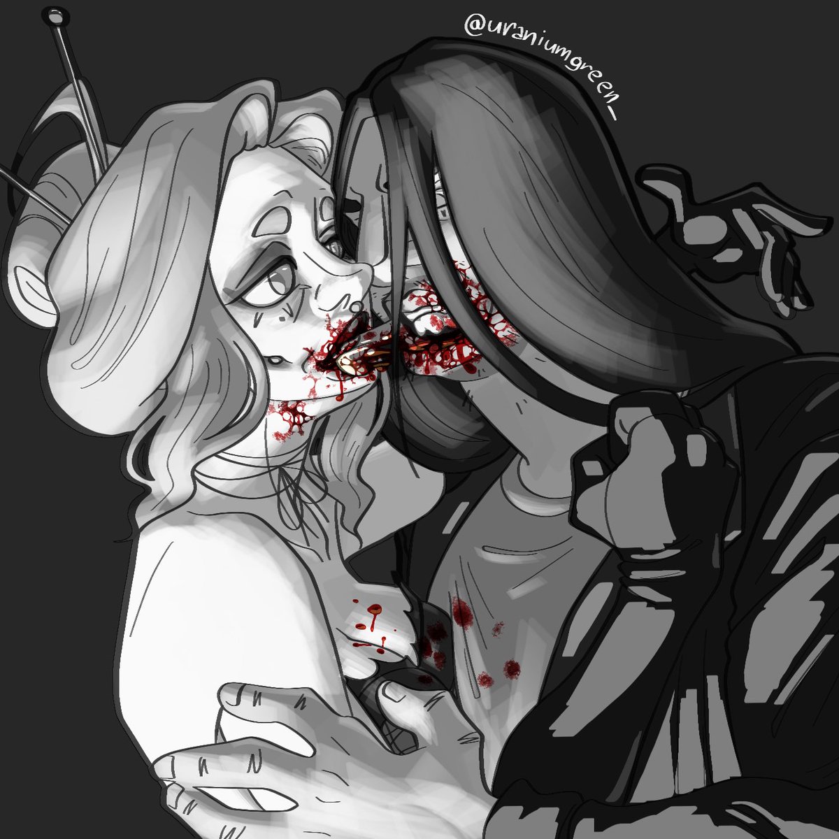 uraniumgreen_'s tweet photo. A kiss is the beginning of cannibalism
-Georges Bataille
#hatred #notimportant #hatredguy #Ocxcanon https://t.co/Kdz8jva5dU