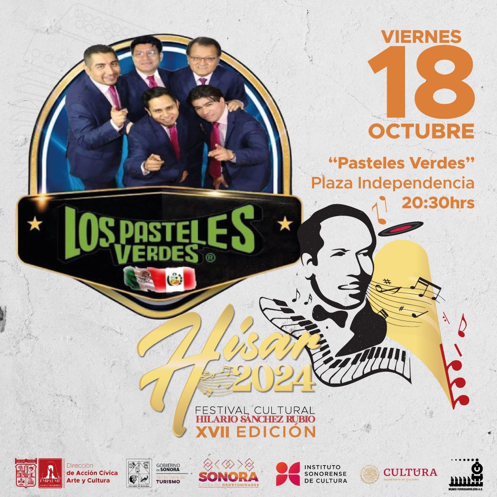 📢 ¡Conoce la cartelera artística de la XVII Edición del Festival HISAR 2024!

Disfruta en familia de una experiencia única, llena de música y diversión para todos.
No te pierdas el impresionante ✨#MappingShow 

🕣19:00 horas 
📍Plaza Independencia 

🎶🎨 ¡Los esperamos!