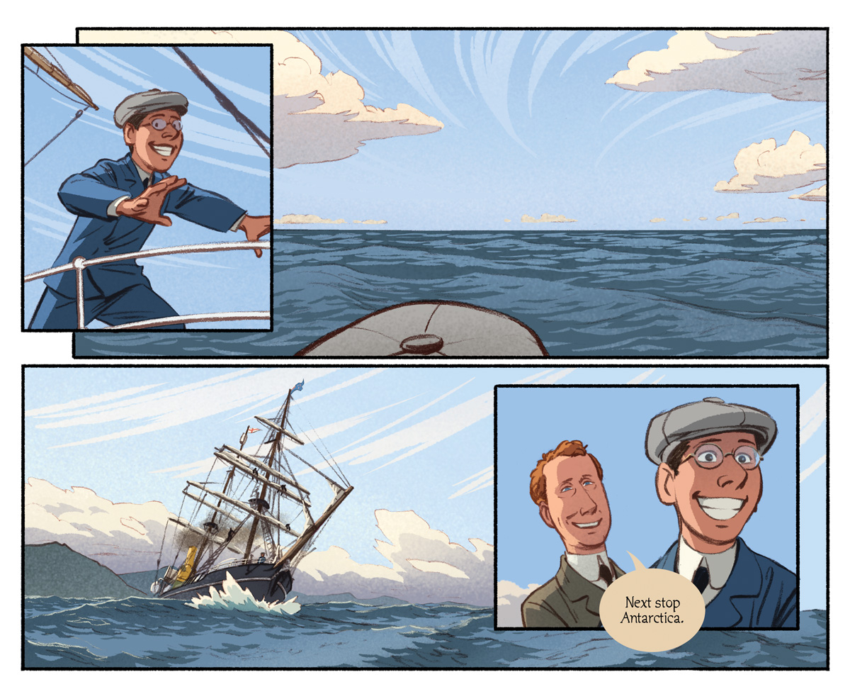 Quietly freaking out about the **starred review** for Sarah Airriess's incredible polar expedition graphic novel THE WORST JOURNEY IN THE WORLD from <a href="/ironcircuscomix/">Iron Circus Comics</a>! 

Thanks as always to <a href="/meglemke/">Meg Lemke</a> for the yeoman's work!

publishersweekly.com/9781638991373