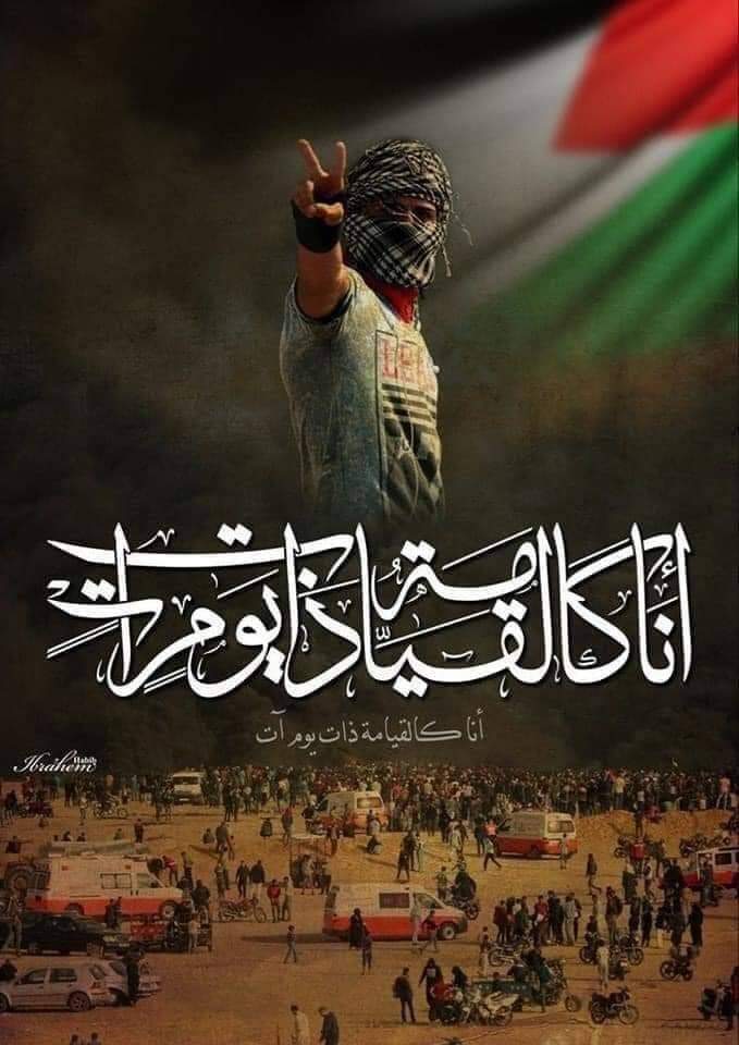 zakeamer1968's tweet image. أتَظن أنّك عندمَا أحرقتَنِي
ورقصتَ كالشيطانِ فوق رفَاتِي

وتركتني للذّاريات تذرّنِي
كُحلاً لعينِ الشّمسِ بالفلواتِ

أتظن أنّك قد طمَست هويّتي
ومحَوتَ تاريخي ومعتقداتِي

عبثاً تحاولُ لا فناءَ لثائرٍ
أنا كالقيامةِ ذاتَ يومٍ آتي
#يحيي_السنوار