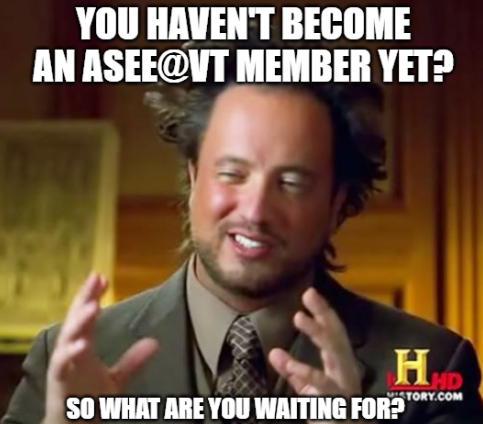 ASEE_VT's tweet photo. Come on and join us! You are on time.

@VTEngineering @vtenge @vtnews https://t.co/ADxYK8EiqI
