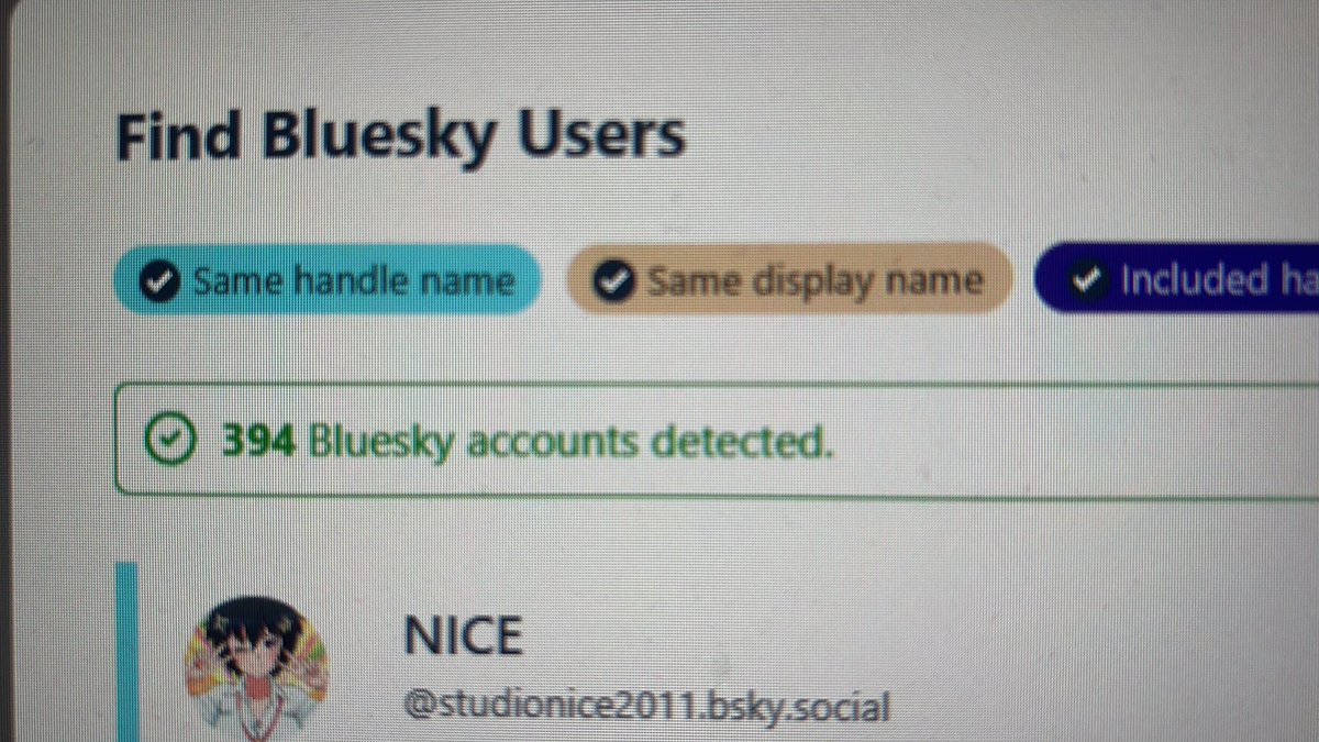 TheCakeIsAPi's tweet photo. As loads of people are heading over to Bluesky I found a chrome extension that lets you transfer your Twitter follows! It’s called Sky Follower Bridge and it’s actually really convenient.

Side note: I may be following too many artists… 😅 https://t.co/aXJBJgxkkN