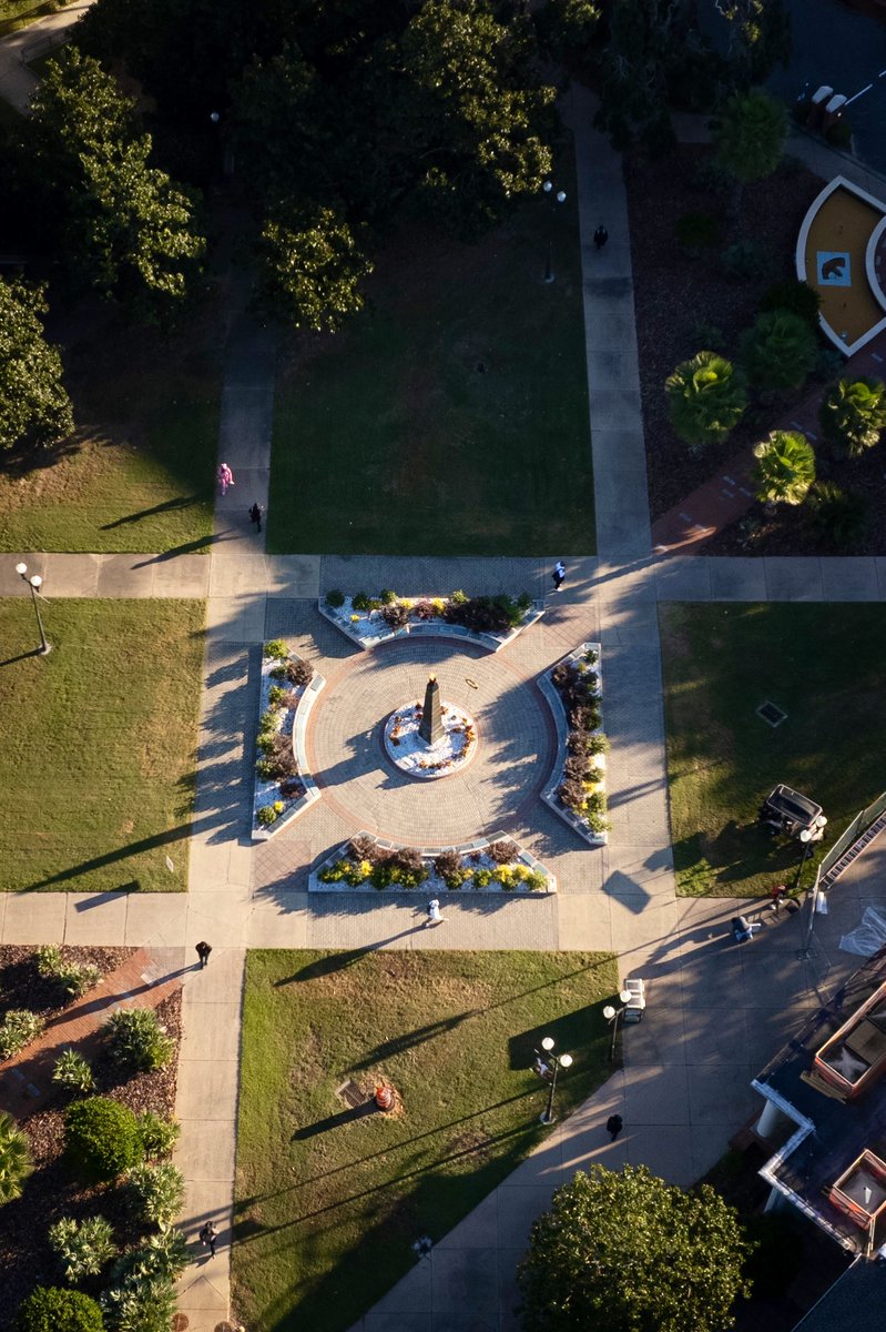 The Eternal Flame on the campus of Florida A &amp; M University in Tallahassee, FL this morning.