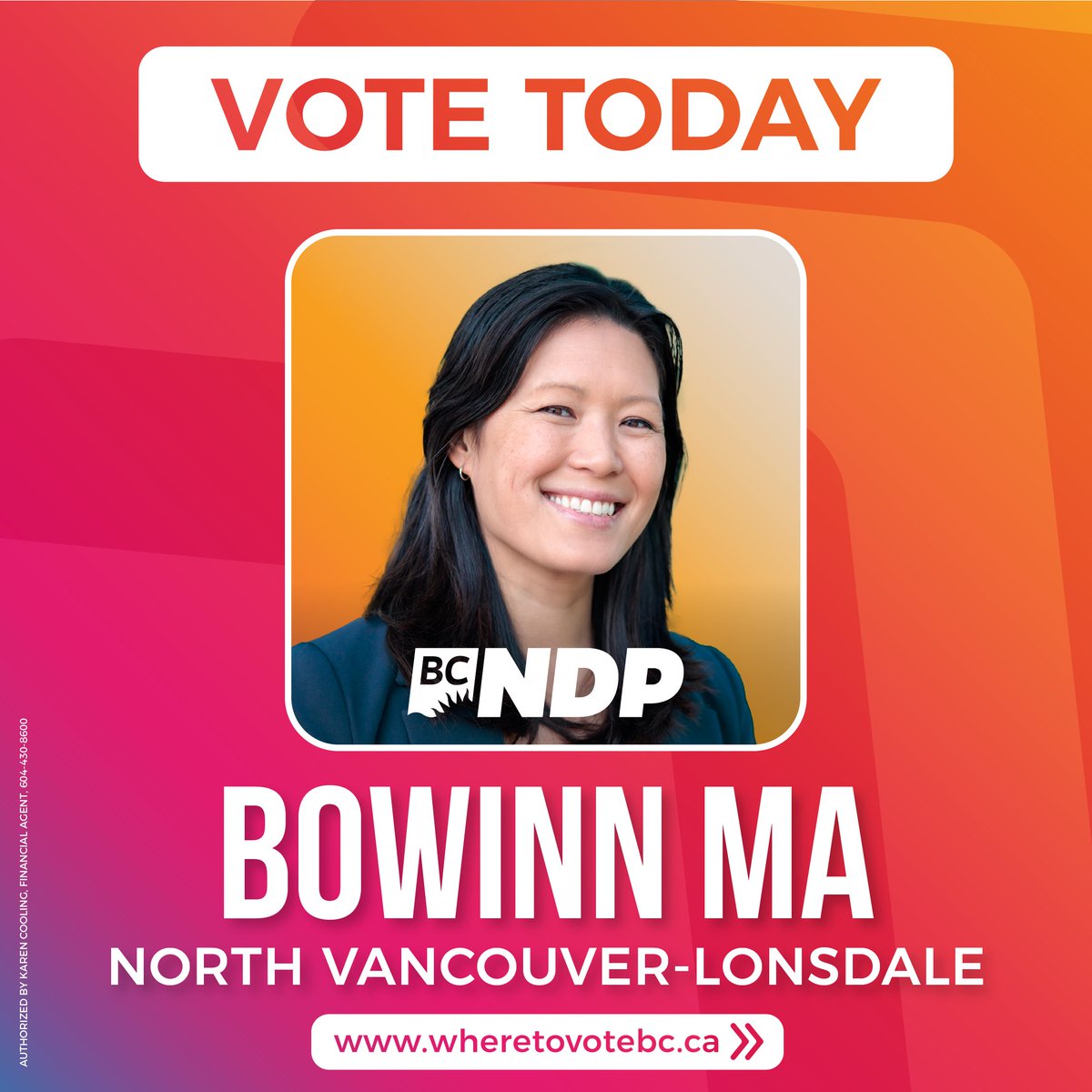 BowinnMa's tweet photo. It's arrived - Election Day!! Grab your ID 🪪, dress for the weather ☔️, and get your vote on before polls close at 8pm tonight! 🗳
You can vote at any open polling station in the province. Visit https://t.co/pq5qOoasHM to find the one nearest you. https://t.co/mqG2ALPswz