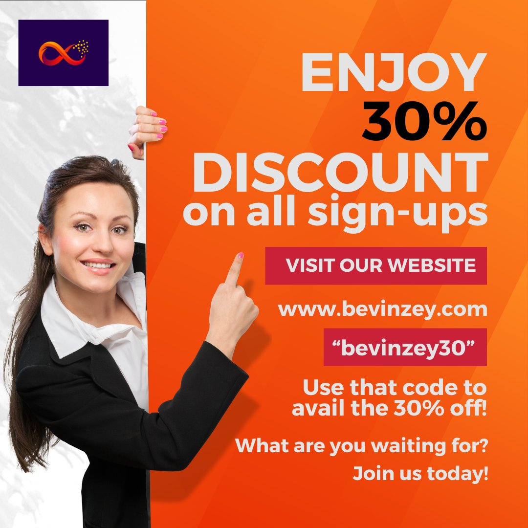 bevinzey's tweet photo. Don’t miss out! Get 30% off all sign-ups with code "bevinzey30" at https://t.co/SveiBHHzyC! Transform the way you learn and discover personalized education tailored for you!
👉 Act now and elevate your learning experience!
#Bevinzey #EdTech #LearningDiscount #TransformYourLearning