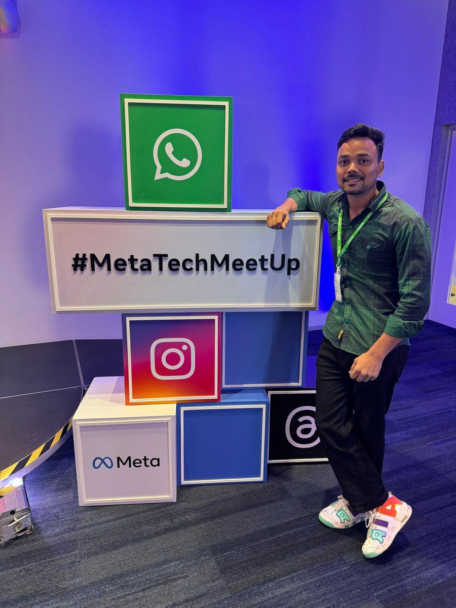 techshreeman's tweet photo. At Meta India
#MetaTechMeetUp https://t.co/ipWIjOAf6P