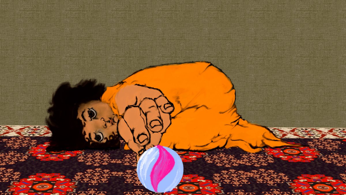 This afternoon <a href="/MaryamMohajerP/">Maryam Mohajer</a>'s #BFIBacked And Granny Would Dance — a tale of love, grief and resilience — plays in the animation shorts programme Wondering, Wandering at #LFF

Backed by BFI Short Form Animation Fund #NationalLottery