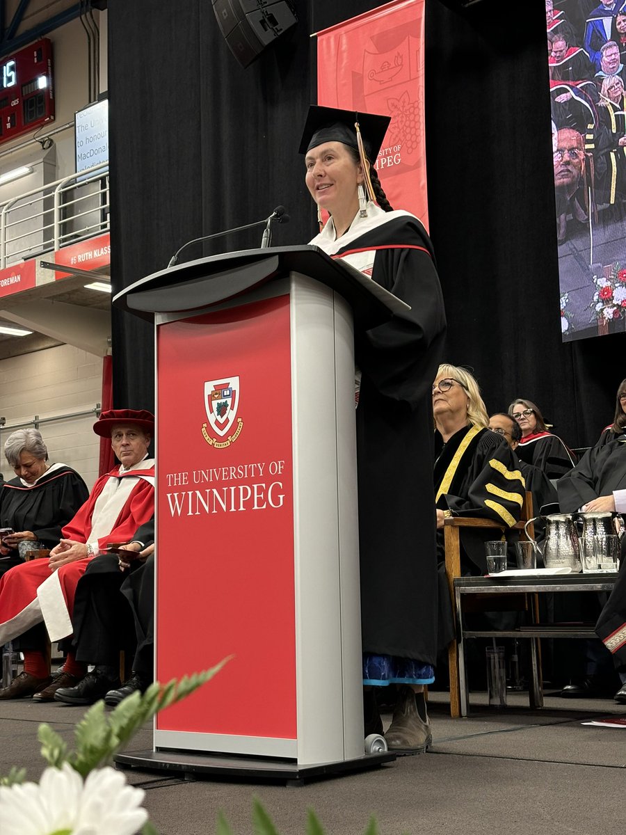 “Looking at the world through a different lens—that is the immense power and opportunity that education holds.” 

-Valedictorian Kate Binesigichidaakwe McDonald

#UWinnipegGrad