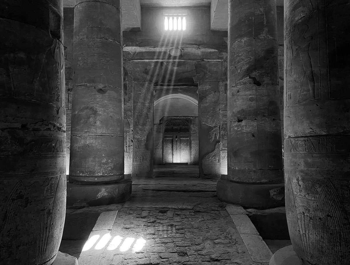 chrisnaunton's tweet photo. Abydos. Sometimes the pillared halls inside the Sety temple look so good it’s almost silly.
#abydos #sety #Egypt #Egyptology #archaeology #ancientegypt #pharaohs #ancienthistory #history #egyptian #archeologist #arqueologia #arkeolog #archeologia #archeologie #arkeoloji https://t.co/hD5uQSTXMM