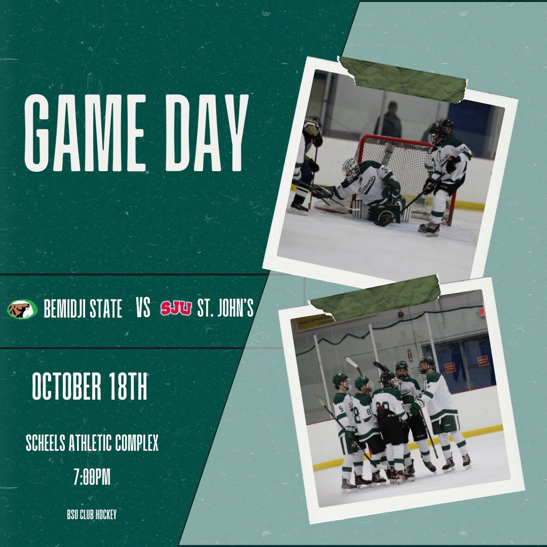 BSUClubHockey_1's tweet photo. Game day! we head down to St. John’s for our first series of the season https://t.co/SXL0TyiJTU