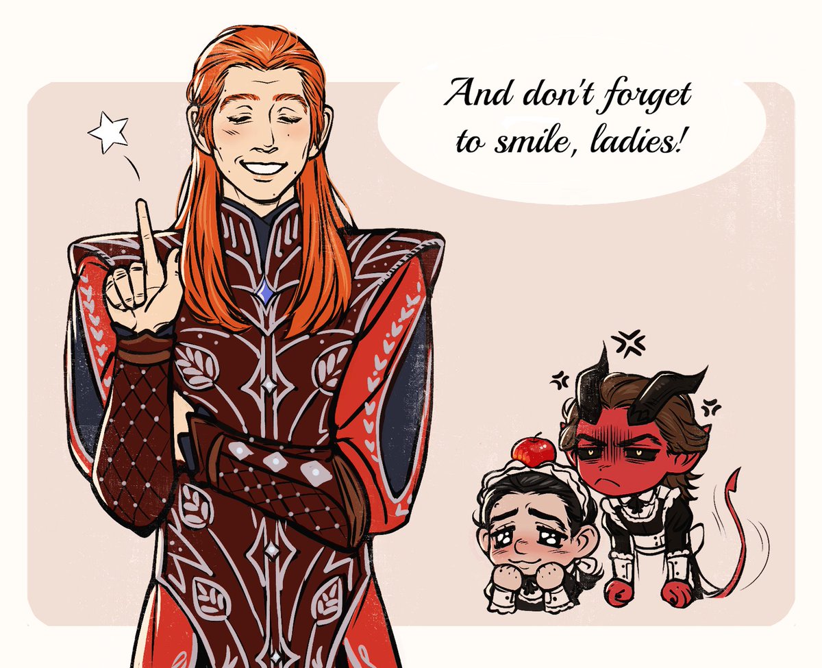 A new uniform for Sorcerous Sundries staff🤭
#BaldursGate3