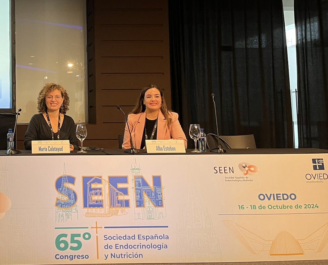 calatayudgm's tweet photo. Acaba #SEEN2024 excelente programa. Un lujo participar con @AlbaEFGS juntas hablando de #TNE. #MEDNUCLEAR y #ENDO juntas # multidisciplinar https://t.co/u9SreGzMLt