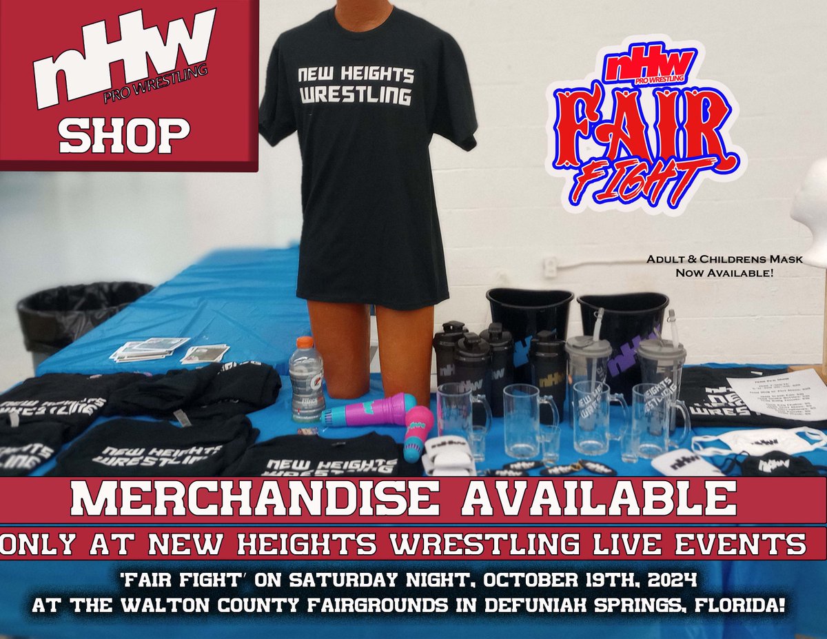 NHWPro's tweet photo. The #NHWProshow will be open for all of those who are attending Fair Fight 2024. #NHWPro presents 'Fair Fight’ on Saturday night, October 19th, 2024 at the Walton County Fairgrounds in DeFuniak Springs, FL! #WaltonCountyFair https://t.co/TKDTQwurBn